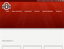 Tablet Screenshot of huttonenterprisesinc.com